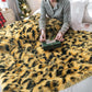 NOAHAS Fluffy Leopard Throw Blanket