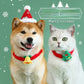 Cute Santa Claus Pattern Pet Collar for Dog and Cats