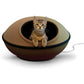 K&H Pet Products Thermo-Kitty Mod Dream Pod Heated Cat Bed